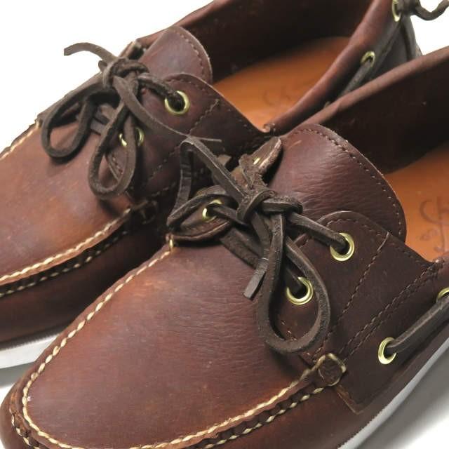 ランコート ビームスプラス RANCOURT x BEAMS PLUS 2EYE BOAT MOCCASINS ボートモカシン 5151-20 US7.5D(25.5cm) ブラウン 20周年記念 デッキシューズ |  | 06
