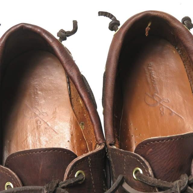 ランコート ビームスプラス RANCOURT x BEAMS PLUS 2EYE BOAT MOCCASINS ボートモカシン 5151-20 US7.5D(25.5cm) ブラウン 20周年記念 デッキシューズ |  | 07