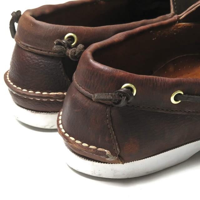 ランコート ビームスプラス RANCOURT x BEAMS PLUS 2EYE BOAT MOCCASINS ボートモカシン 5151-20 US7.5D(25.5cm) ブラウン 20周年記念 デッキシューズ |  | 09