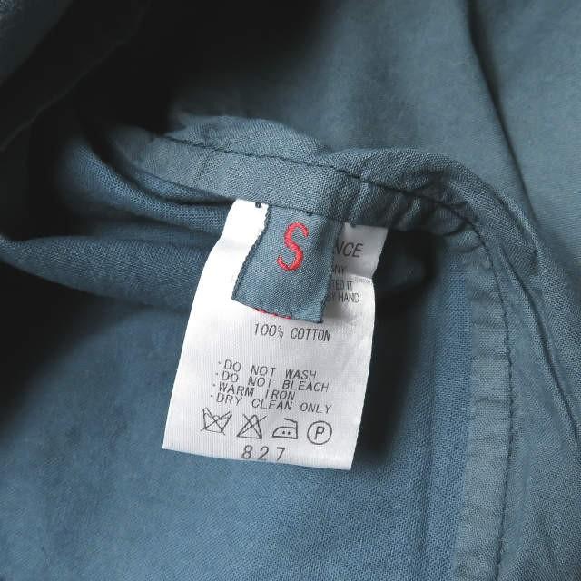 ジ エッセンス THE ESSENCE ドイツ製 パネル切替 レギュラーカラーシャツ 9816027 S ネイビー/グレー 長袖 FRANK LEDER トップス |  | 02