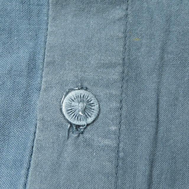 ジ エッセンス THE ESSENCE ドイツ製 パネル切替 レギュラーカラーシャツ 9816027 S ネイビー/グレー 長袖 FRANK LEDER トップス |  | 06