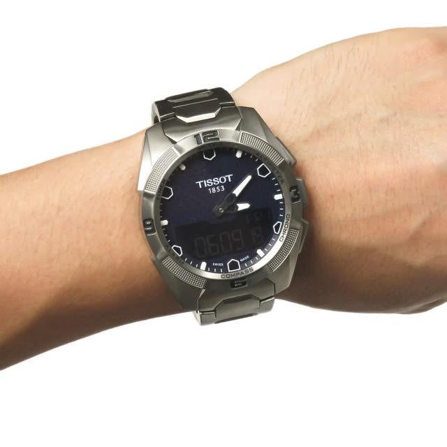ティソ TISSOT スイス製 T-タッチ エキスパートソーラー T091.420.44.041.00 シルバー ウォッチ 45mm 100ｍ防水 |  | 02