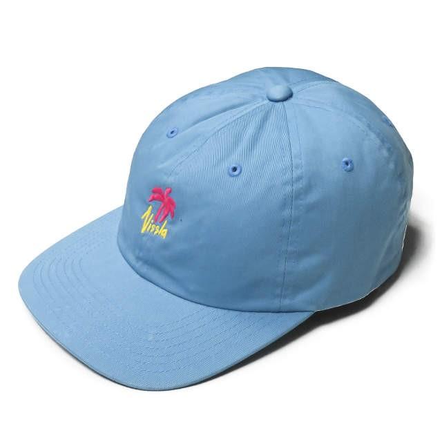 ヴィスラ VISSLA BOCCA CAP ロゴ刺繍 コットンツイルキャップ フリー ブルー アジャスター 帽子 | 