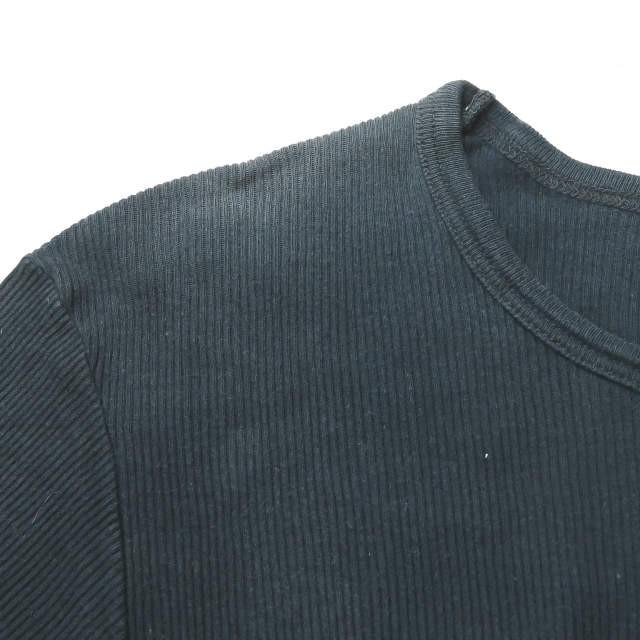シーサー Schiesser コットンリブクルーネックTシャツ 4/S ネイビー 半袖 トップス |  | 04