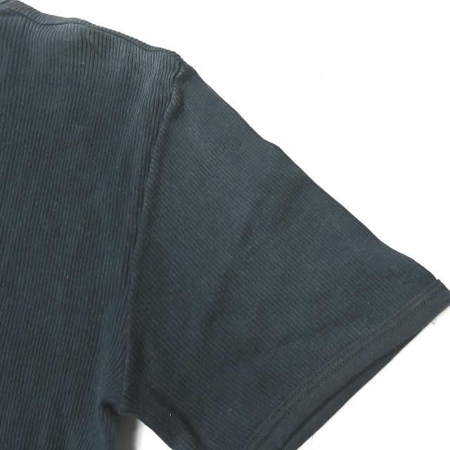 シーサー Schiesser コットンリブクルーネックTシャツ 4/S ネイビー 半袖 トップス |  | 05