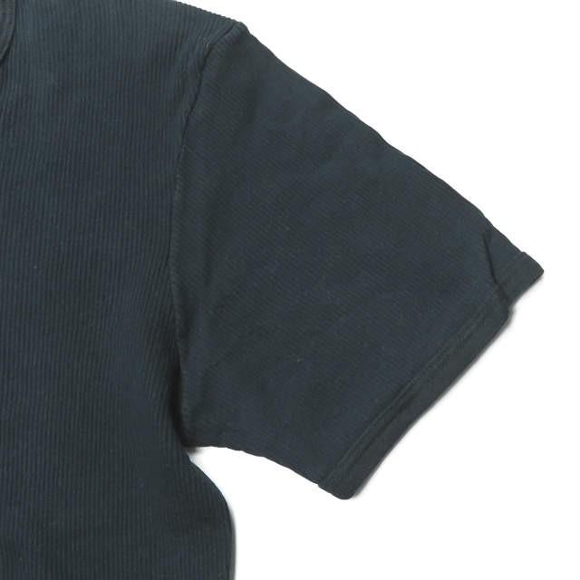 シーサー Schiesser コットンリブクルーネックTシャツ 4/S ネイビー 半袖 トップス |  | 06
