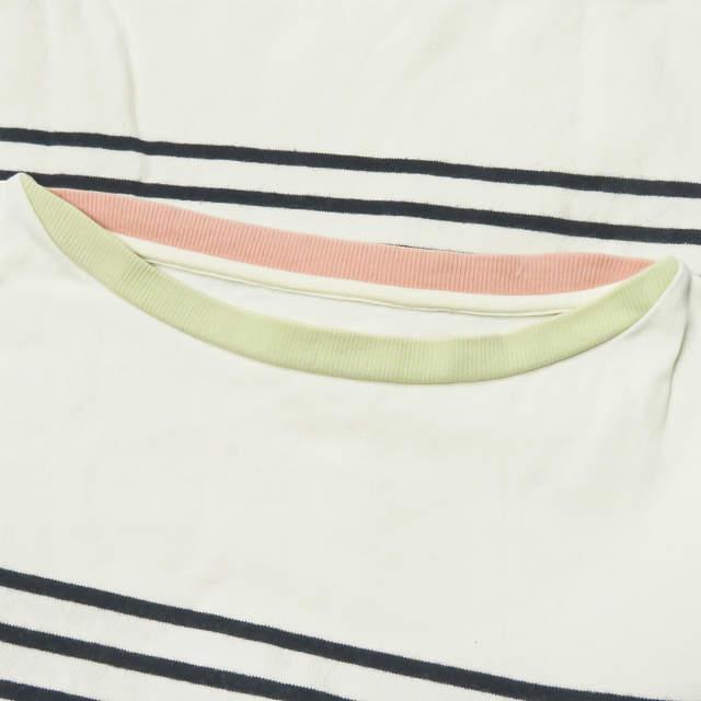 PHINGERIN フィンガリン 日本製 パネルボーダーボートネックTシャツ PD-111-T-021 S ホワイト 半袖 コットン トップス ☆☆mc57885 |  | 03