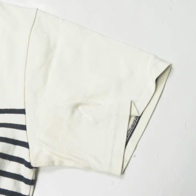 PHINGERIN フィンガリン 日本製 パネルボーダーボートネックTシャツ PD-111-T-021 S ホワイト 半袖 コットン トップス ☆☆mc57885 |  | 05