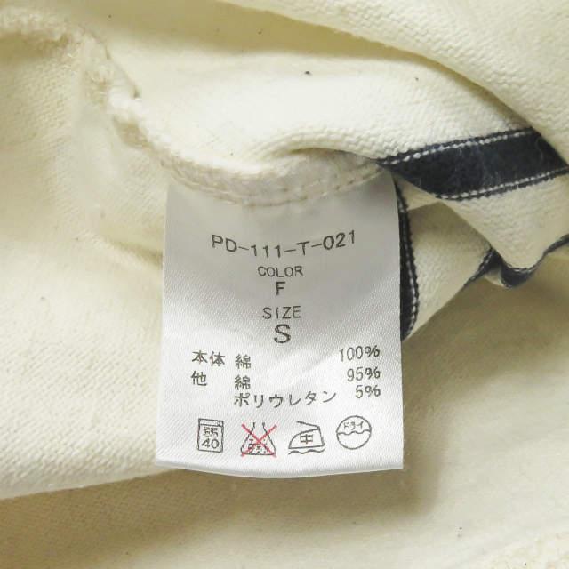 PHINGERIN フィンガリン 日本製 パネルボーダーボートネックTシャツ PD-111-T-021 S ホワイト 半袖 コットン トップス ☆☆mc57885 |  | 07