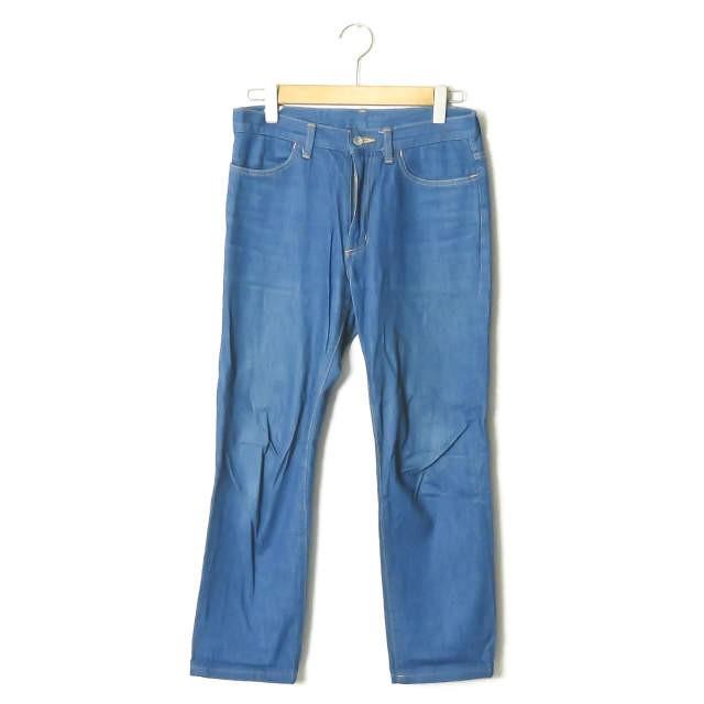 フィンガリン PHINGERIN 日本製 フェイクボンテージデニムパンツ PD-132-BT-031 S ブルー ジップ ボトムス | 