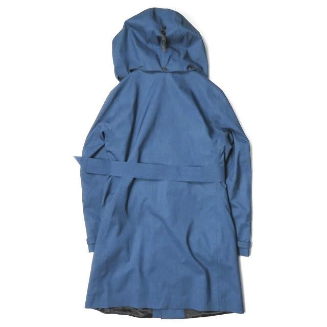 ノルウィージャンレイン Norwegian Rain SINGLE BREASTED ステンカラーフーデッドコート 426-152513 M ブルー ポーランド製 1st edition 0267/1060 アウター |  | 01