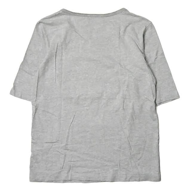 ミラコ miraco 日本製 LOVE IS THE MESSAGE S/S TEE フロッキロゴプリントTシャツ M グレー 半袖 トップス |  | 01