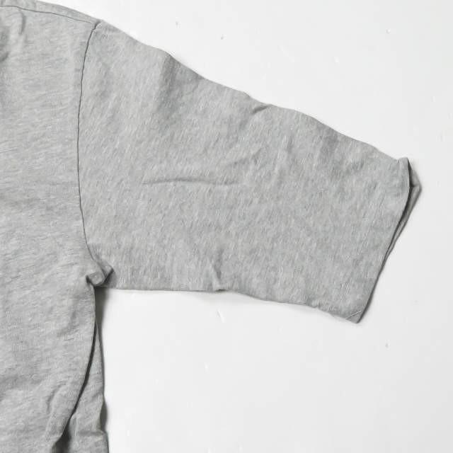 ミラコ miraco 日本製 LOVE IS THE MESSAGE S/S TEE フロッキロゴプリントTシャツ M グレー 半袖 トップス |  | 06