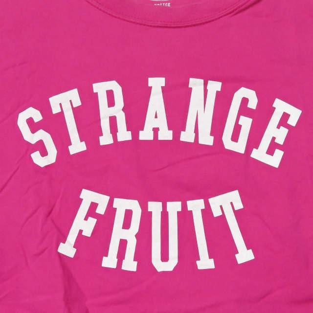 ヘッドポータープラス フルーツオブザルーム HEAD PORTER PLUS x FRUIT OF THE LOOM 16SS 別注 STRANGE FRUIT TEE ロゴプリントTシャツ L ピンク SIMPLE＆FINE |  | 03