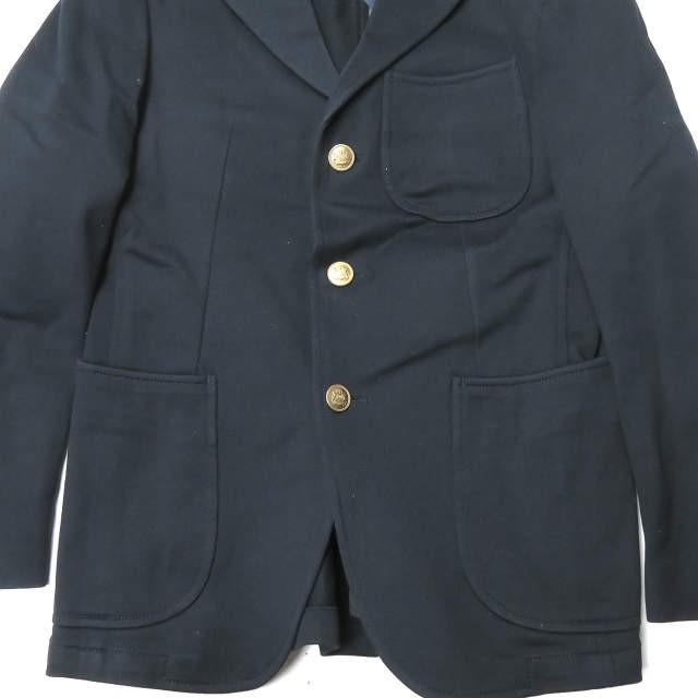 カトー トリプルエー ハイペリオン KATO' AAA x HYPERION 別注 日本製 コットンジャージー 3Bテーラードジャケット 44 ネイビー ブレザー 金ボタン 紺ブレ |  | 03