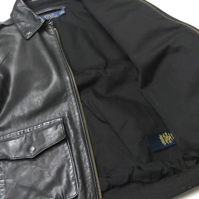ポロ・ラルフローレン POLO RALPH LAUREN A-2 LEATHER JACKET ポロ・ラルフローレン POLO RALPH LAUREN A-2 LEATHER JACKET