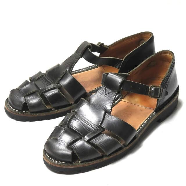 スティーブモノ STEVE MONO GURKA SANDAL レザーグルカサンダル 42 
