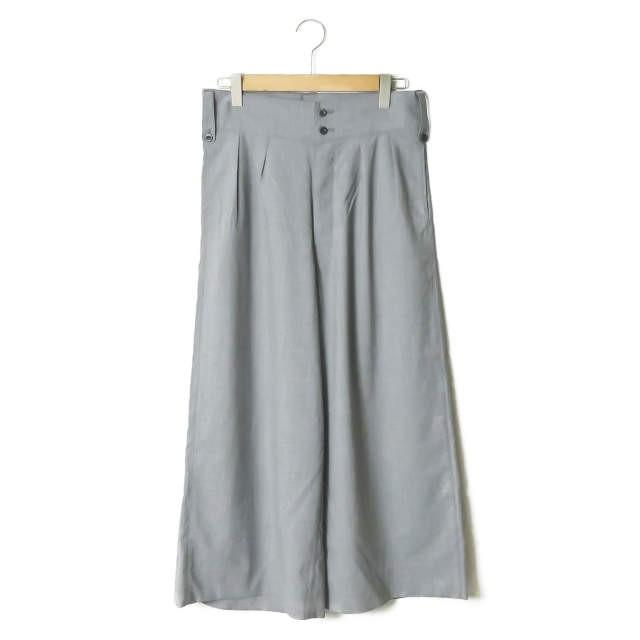 リパーパス RE-PURPOSE 日本製 サマーウール2タックワイドパンツ REPU15SS02C M グレー ハイウエスト スラックス バギー ボトムス | 