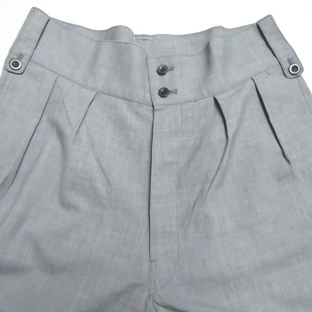 リパーパス RE-PURPOSE 日本製 サマーウール2タックワイドパンツ REPU15SS02C M グレー ハイウエスト スラックス バギー ボトムス |  | 03