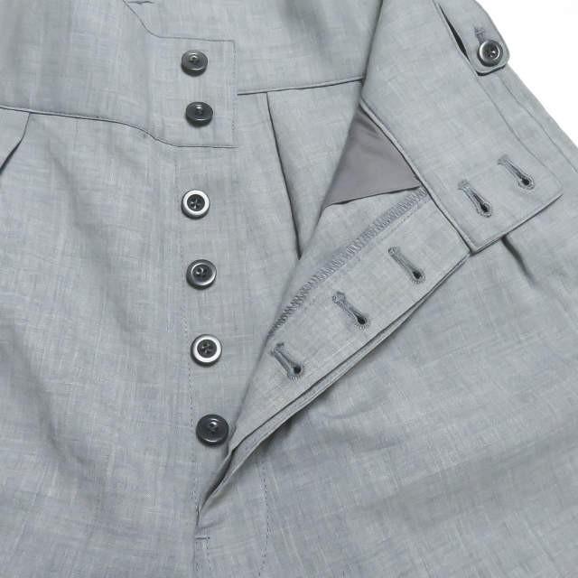 リパーパス RE-PURPOSE 日本製 サマーウール2タックワイドパンツ REPU15SS02C M グレー ハイウエスト スラックス バギー ボトムス |  | 04