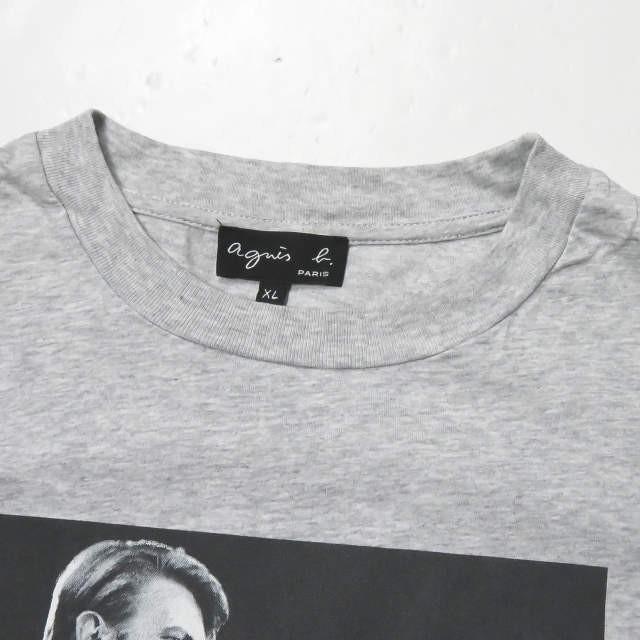 アニエスベー　フォト　エッフェル塔　Tシャツ agnes b. フォトプリント カットソー 夕暮れ エッフェル塔