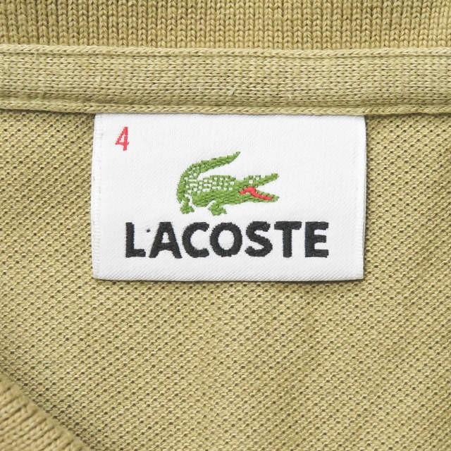 ラコステ LACOSTE 日本製 ロゴ刺繍 鹿の子ポロシャツ L1212Y 4
