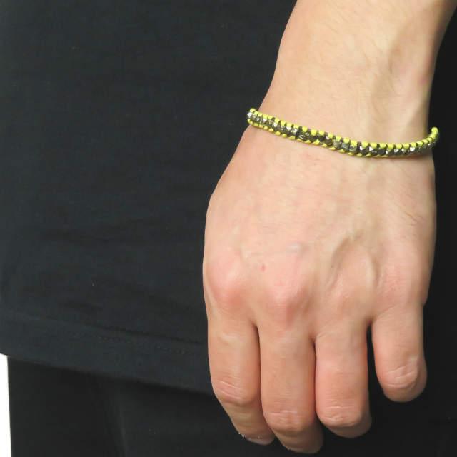 新品 shashi シャシ 1R NUGGET BRACELET カラーストーンブレスレット イエロー/ブラウン ミサンガ ユニセックス アクセサリー ☆☆mc58338 |  | 05