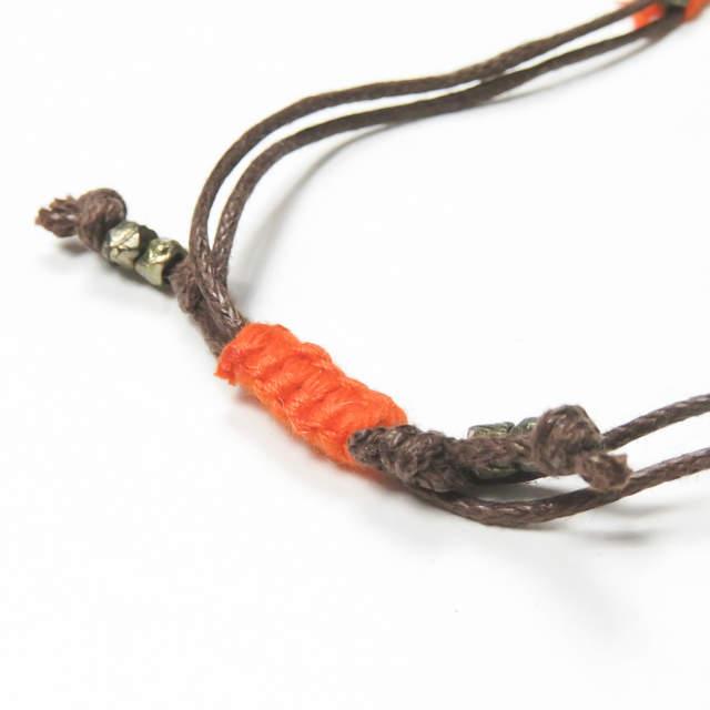 新品 shashi シャシ 1R NUGGET BRACELET カラーストーンブレスレット オレンジ/ブラウン ミサンガ ユニセックス アクセサリー ☆☆mc58339 |  | 02