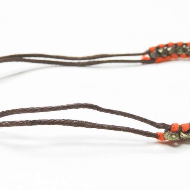 新品 shashi シャシ 1R NUGGET BRACELET カラーストーンブレスレット オレンジ/ブラウン ミサンガ ユニセックス アクセサリー ☆☆mc58339 |  | 03