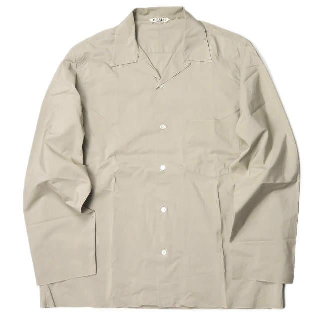 オーラリー AURALEE 18SS 日本製 SELVEDGE WEATHER CLOTH SHIRTS オーラリー AURALEE 18SS 日本製 SELVEDGE WEATHER CLOTH SHIRTS
