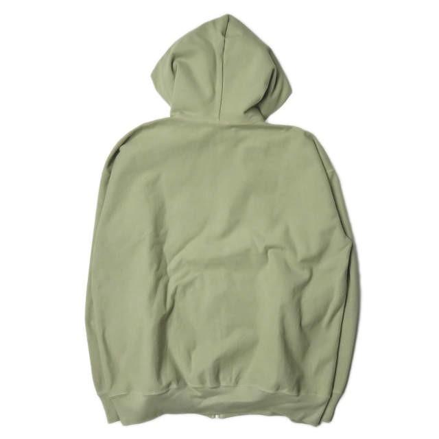 オーラリー AURALEE 18AW 日本製 SUPER MILLED SWEAT ZIP PARKA