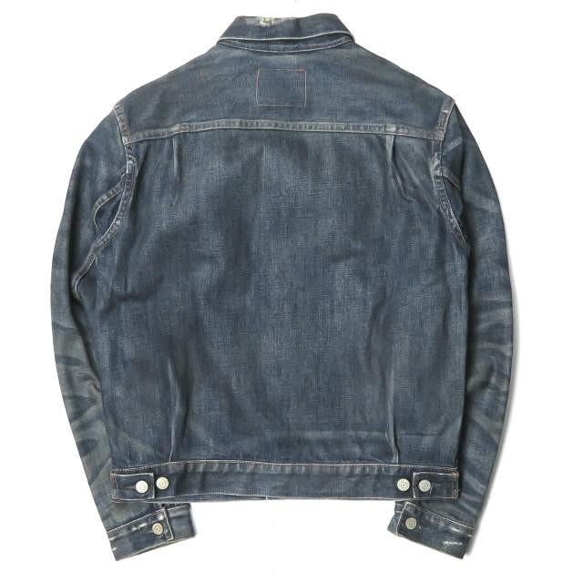 ダブルアールエル RRL アメリカ製 TYPE 2 DENIM JACKET CRAZY HORSE