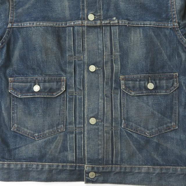 ダブルアールエル RRL アメリカ製 TYPE 2 DENIM JACKET CRAZY HORSE