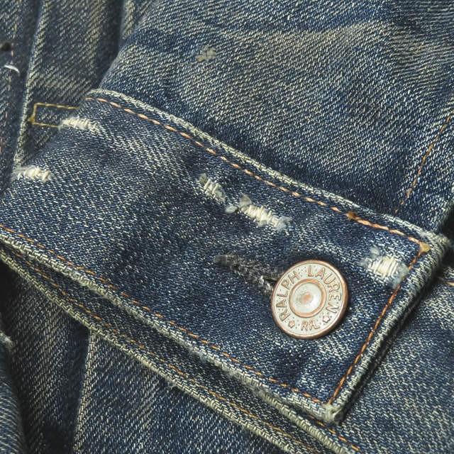 ダブルアールエル RRL アメリカ製 TYPE 2 DENIM JACKET CRAZY HORSE