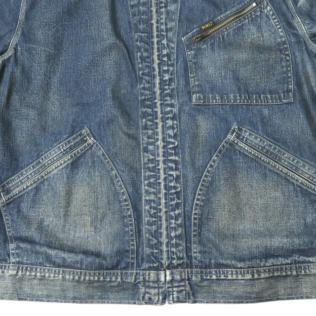 ダブルアールエル　RRL 271-J デニムジャケット　サイズ L RRL ダブルアールエル Lot 271 Trucker Jacket Unlined Worn In