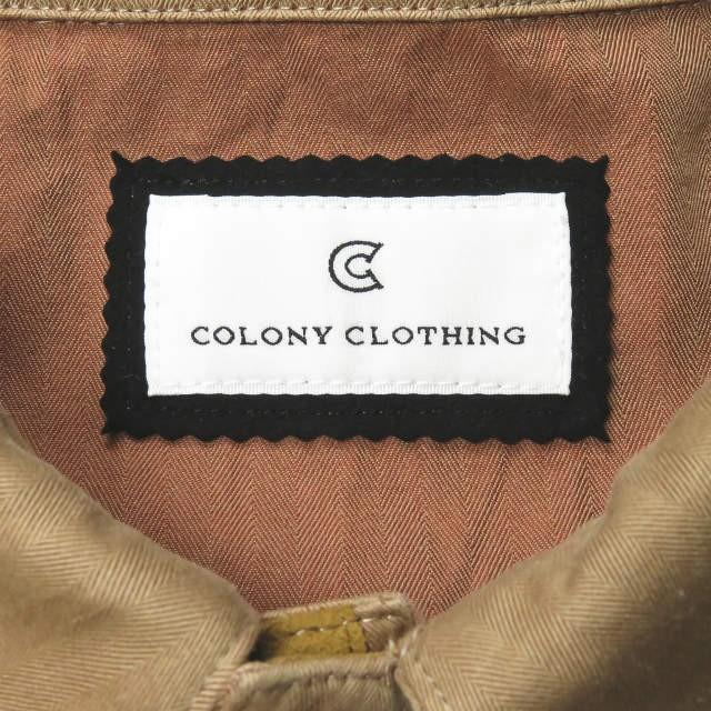 コロニークロージング COLONY CLOTHING 18SS 日本製 コットンヘリンボーンコーチジャケット CC18-JK02 44 ベージュ ラグラン ブルゾン アウター |  | 02