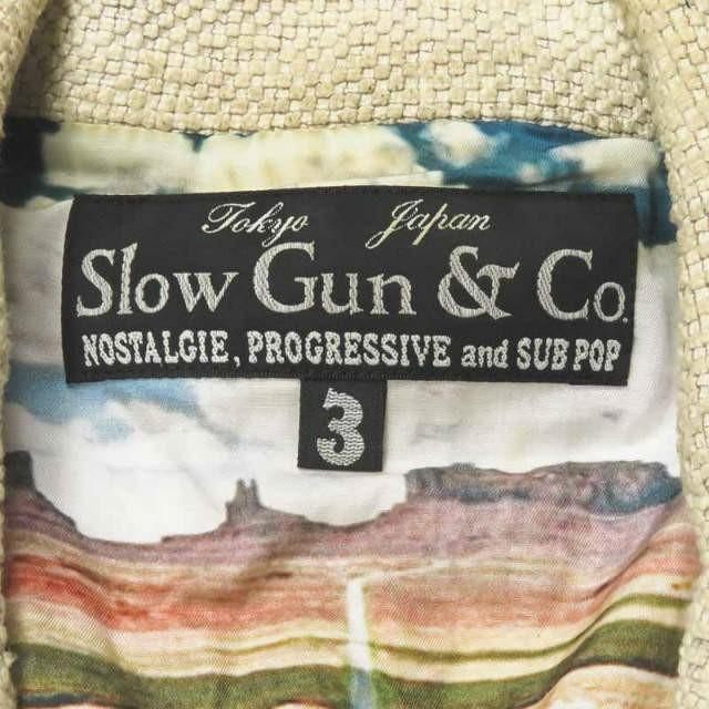 スロウガン slowgun 日本製 コットンポリエステル2Bテーラードジャケット 3 オフホワイト アウター |  | 02