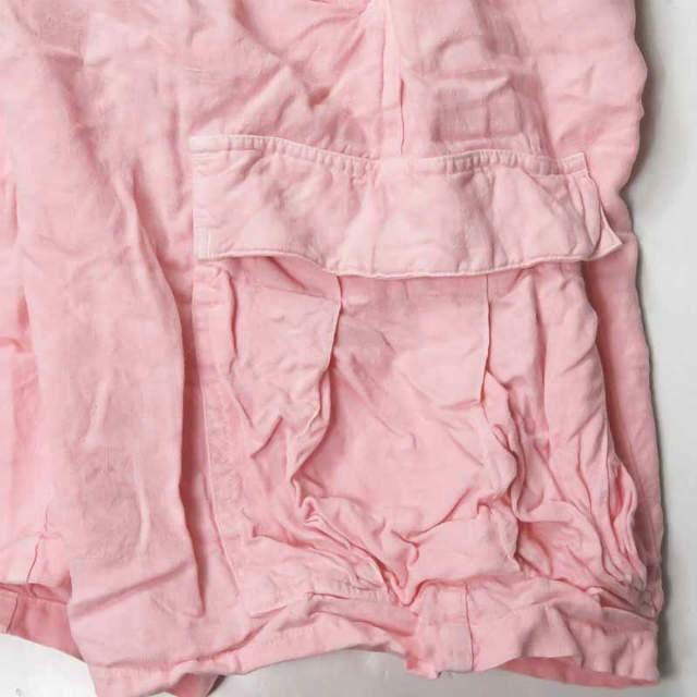 ブレンツ BRENTS ヘンプカーゴショートパンツ M ピンク ショーツ ポケット ミリタリー 麻 リネン ボトムス |  | 05