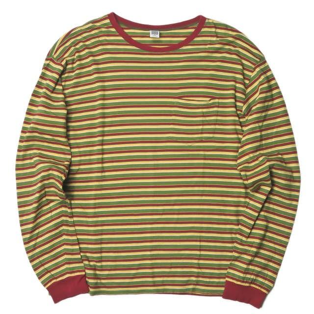 コンフォータブルリーズン COMFORTABLE REASON 18SS Multi border L/S Pocket Tee  マルチボーダーロングスリーブポケットTシャツ L GOOFY CREATION 長袖 :mc58937:LOOPヤフーショッピング店 - 通販 - 