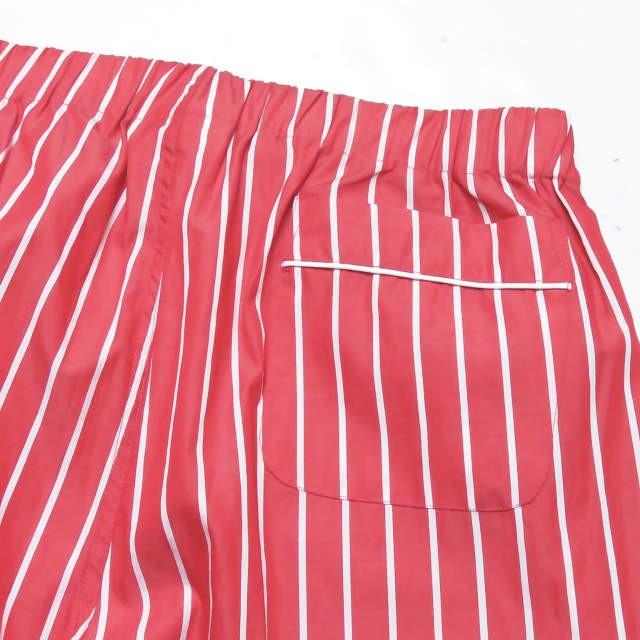 スリーピージョーンズ SLEEPY JONES 19SS ローウェルパジャマ 11-17-0094-477 M レッド ストライプ シャツ イージーパンツ セット |  | 11