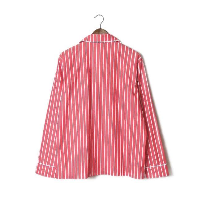 スリーピージョーンズ SLEEPY JONES 19SS ローウェルパジャマ 11-17-0094-477 M レッド ストライプ シャツ イージーパンツ セット |  | 02