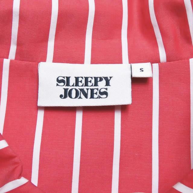 スリーピージョーンズ SLEEPY JONES 19SS ローウェルパジャマ 11-17-0094-477 M レッド ストライプ シャツ イージーパンツ セット |  | 05