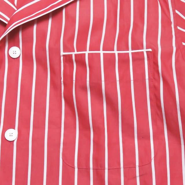 スリーピージョーンズ SLEEPY JONES 19SS ローウェルパジャマ 11-17-0094-477 M レッド ストライプ シャツ イージーパンツ セット |  | 07