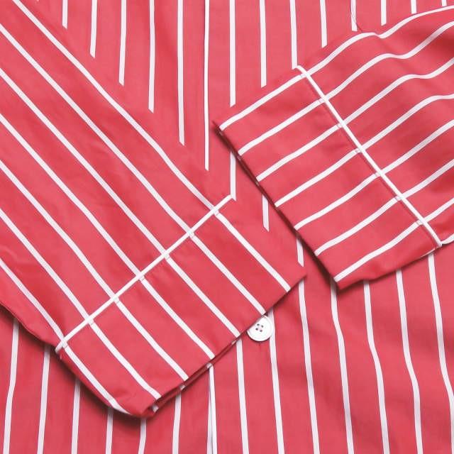 スリーピージョーンズ SLEEPY JONES 19SS ローウェルパジャマ 11-17-0094-477 M レッド ストライプ シャツ イージーパンツ セット |  | 08