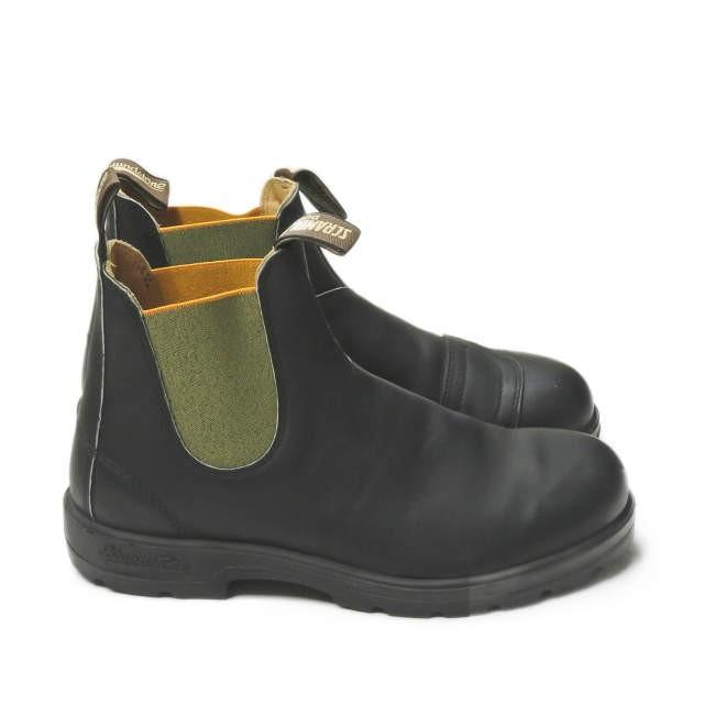 BLUNDSTONE x Ducati ブランドストーン ドゥカティ 別注 シフトガード付き サイドゴアブーツ BS800 UK9(27.5cm) Voltan Black/Olive レインブーツ チェルシー |  | 02
