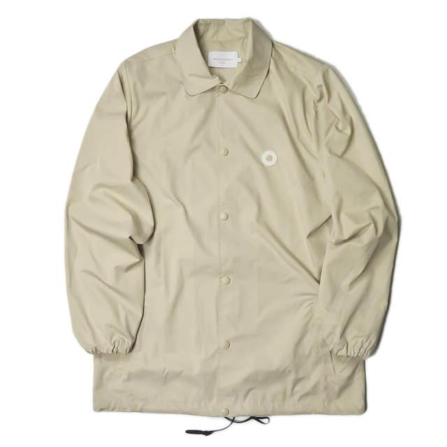DROLE DE MONSIEUR ドロールドムッシュ NFPM JACKET ロゴプリントコーチジャケット S ベージュ ナイロン ブルゾン アウター ☆☆mc59267 | 