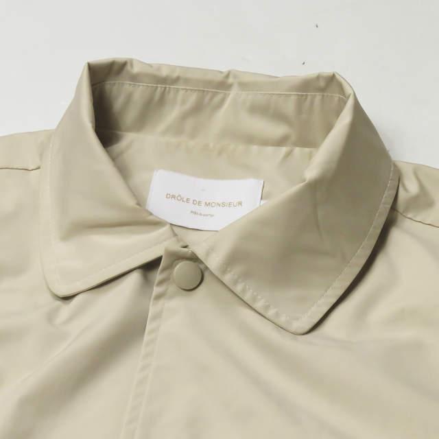 DROLE DE MONSIEUR ドロールドムッシュ NFPM JACKET ロゴプリントコーチジャケット S ベージュ ナイロン ブルゾン アウター ☆☆mc59267 |  | 03