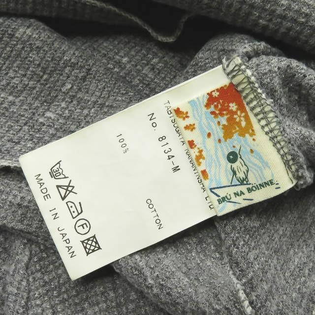 ブルーナボイン BRU NA BOINNE 日本製 フランクヘンリー No.8134 M グレー Tシャツ サーマル ワッフル トップス |  | 02
