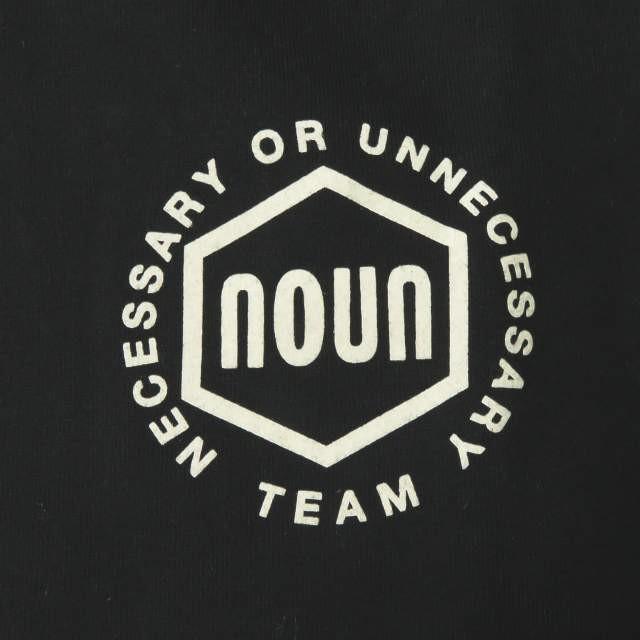 ネセサリーオアアンネセサリー Necessary or unnecessary 18AW 日本製 SWEAT TEAM NOUN ロゴプリントスウェットプルオーバーパーカー 4 ブラック 長袖 トップス |  | 04