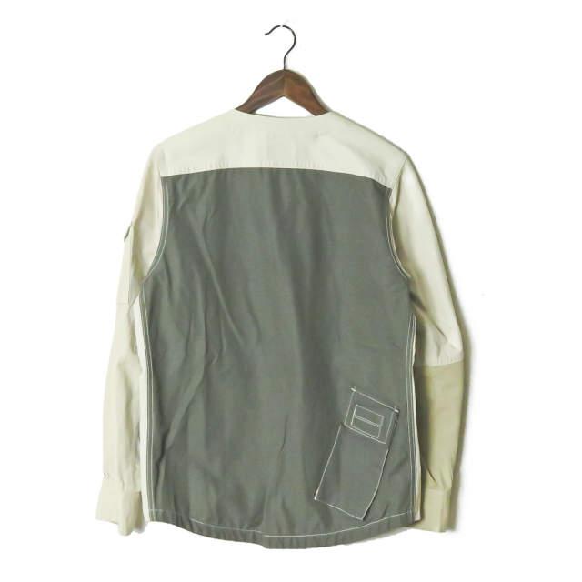 YARDAGE BY MARVY JAMOKE ヤーデージバイマービージャモーク リメイクノーカラーミリタリージャケット YAN013 M ベージュ ☆☆mc59386 |  | 01